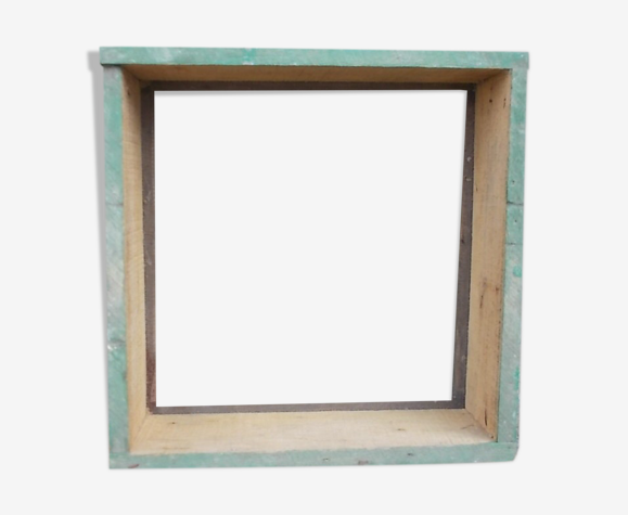 Tamis en bois carré vert