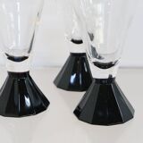 Ensemble de 3 verre à pied / eau Luminarc, 1980, neuf