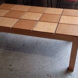 Checkered coffee table.