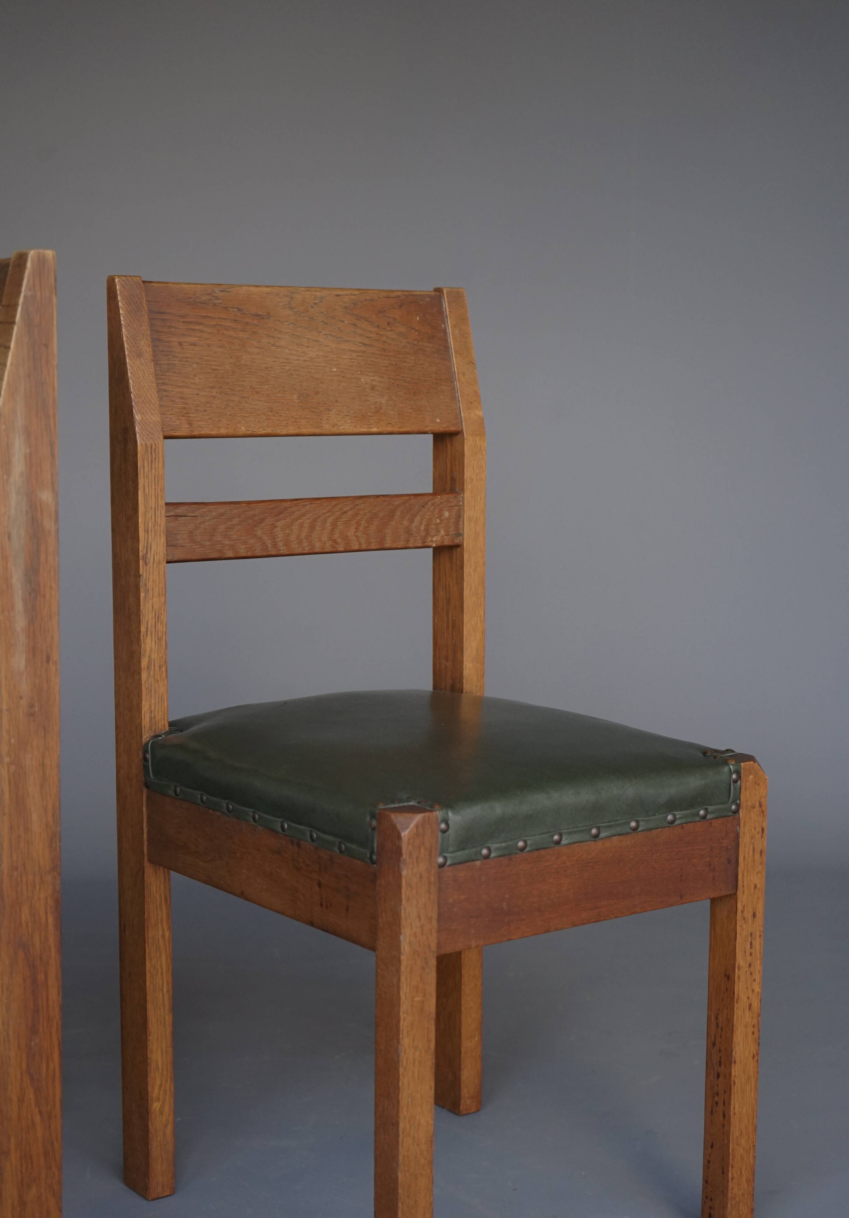 Modernist Side Chairs by Piet Klaarhamer, 1917, Set of 2