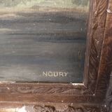Painting signed "Noury" from the 30s/40s