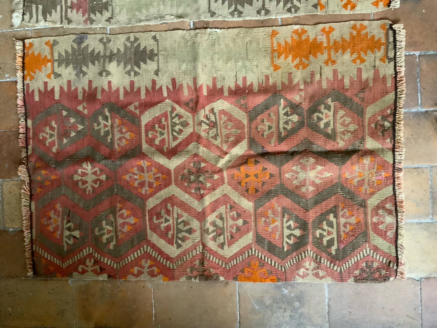 Pair of kilim rugs