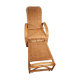 Chaise longue rotin osier