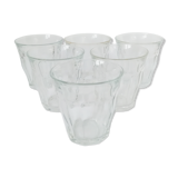 Six verres Duralex vintages
