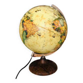Globe terrestre lumineux, années 1970