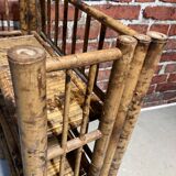 Foldable bamboo shelf