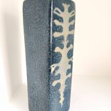 Square ceramic artisan vase