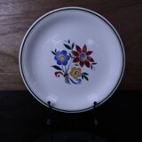 Plate dish on stand Sarreguemines "Dole"