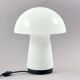 Large glass table lamp in the shape of a mushroom from the space age by Limburg, Germany, 1970s.