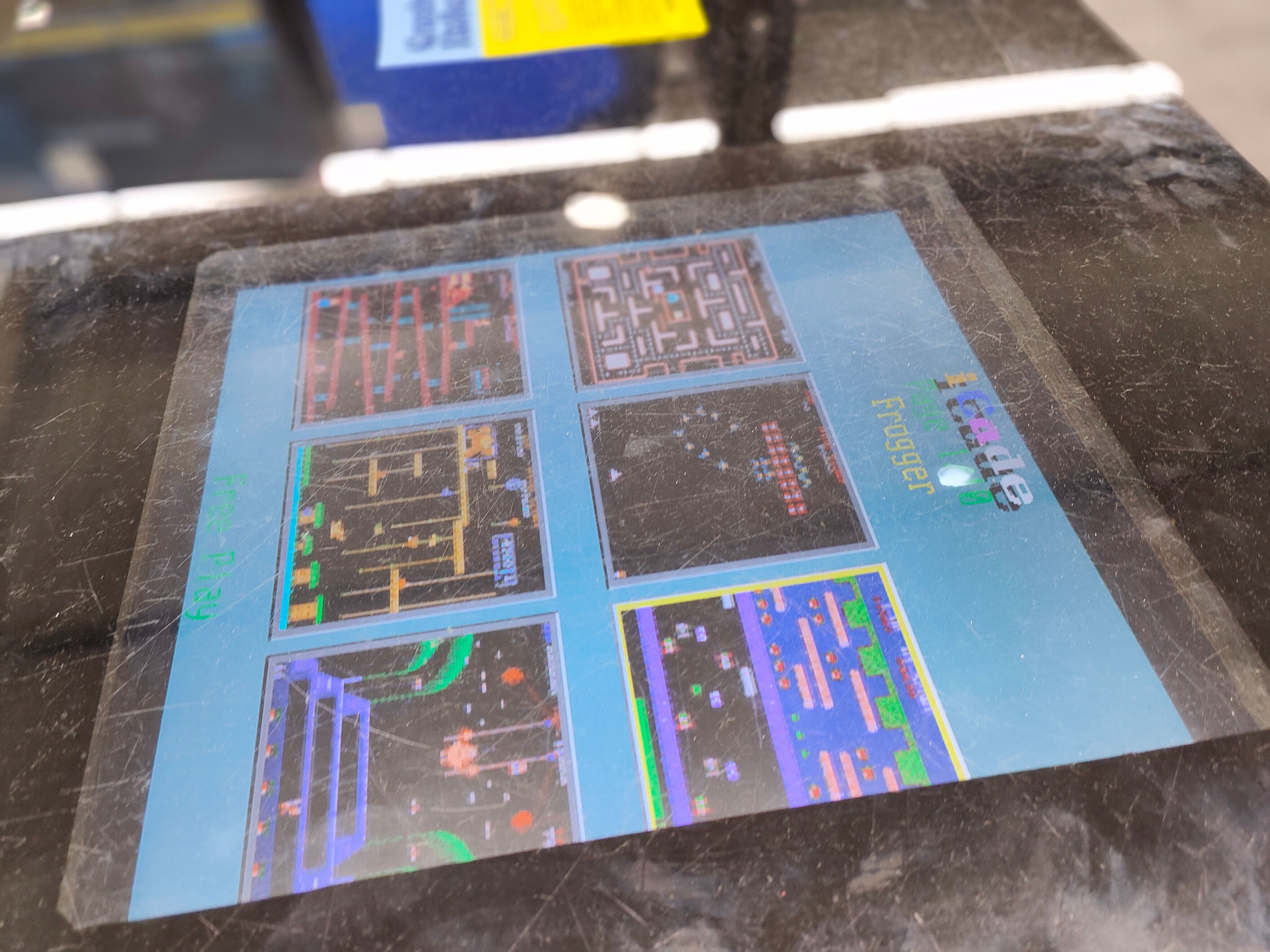 Taito cocktail arcade game table with 60 games