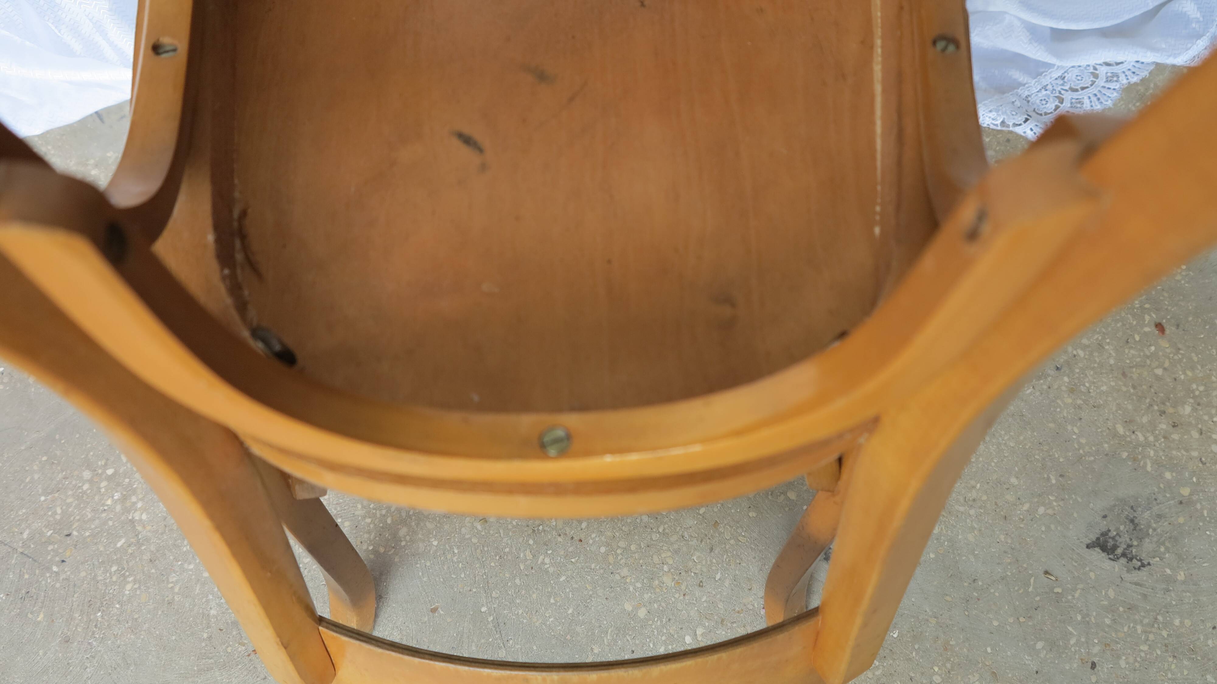 Pair of Baumann bistro chairs