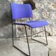 Howe 40/4 Blue Stacking Chair by David Rowland
