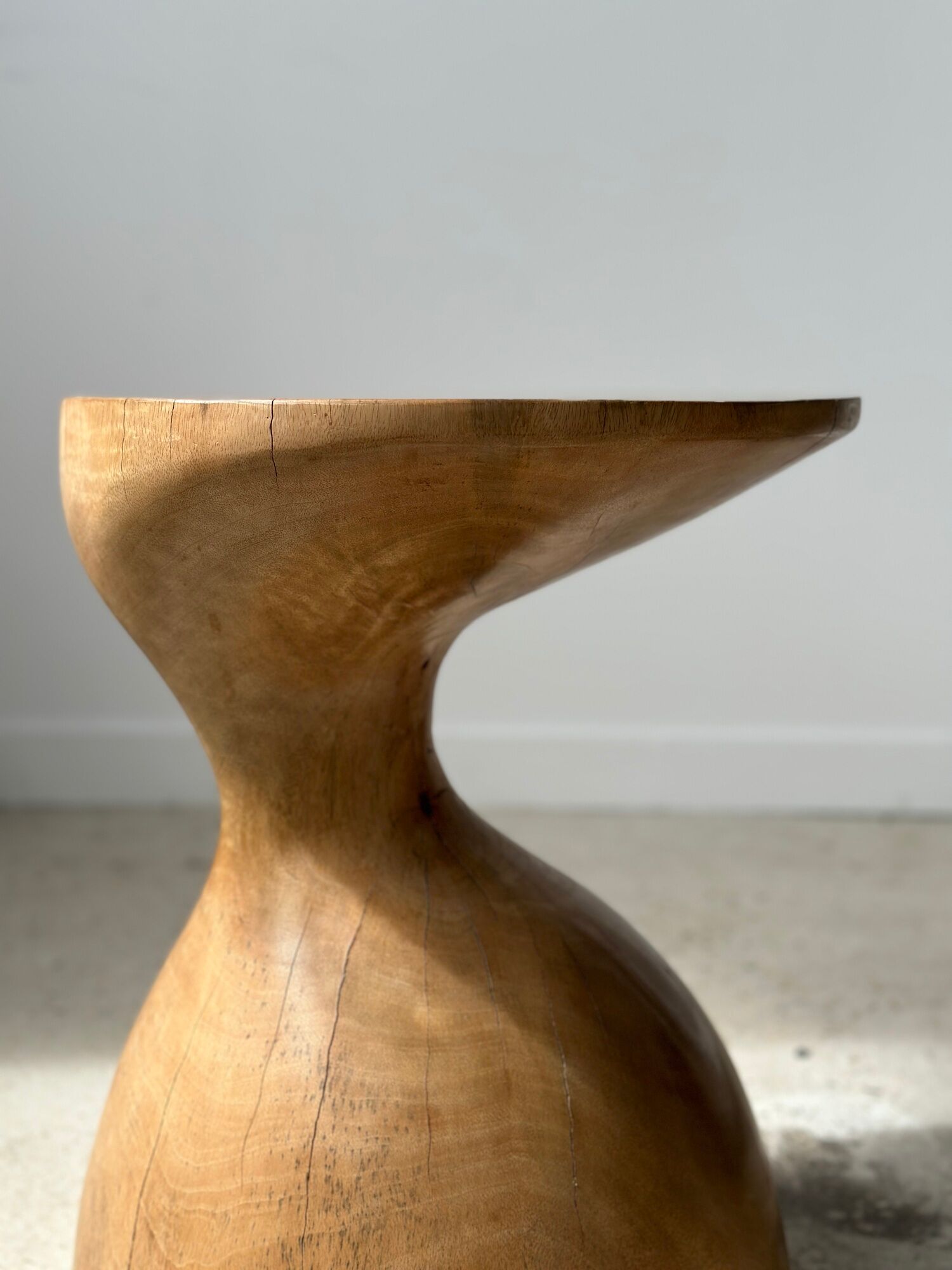Solid wood sofa end
