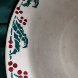 Christmas holly dish