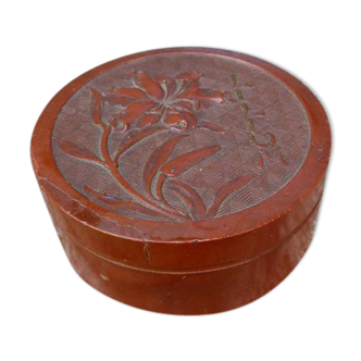 Old 1920 bakelite box Lilium powder box