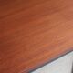 Teak enfilade, sliding canvas doors, 1960s.