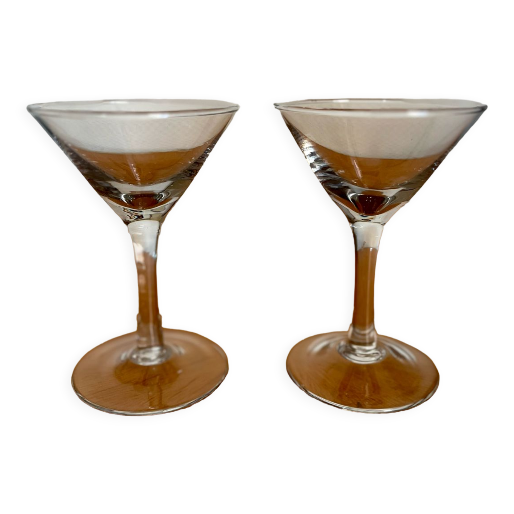 Verres à cocktail vintage