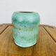 Vintage blue ceramic vase