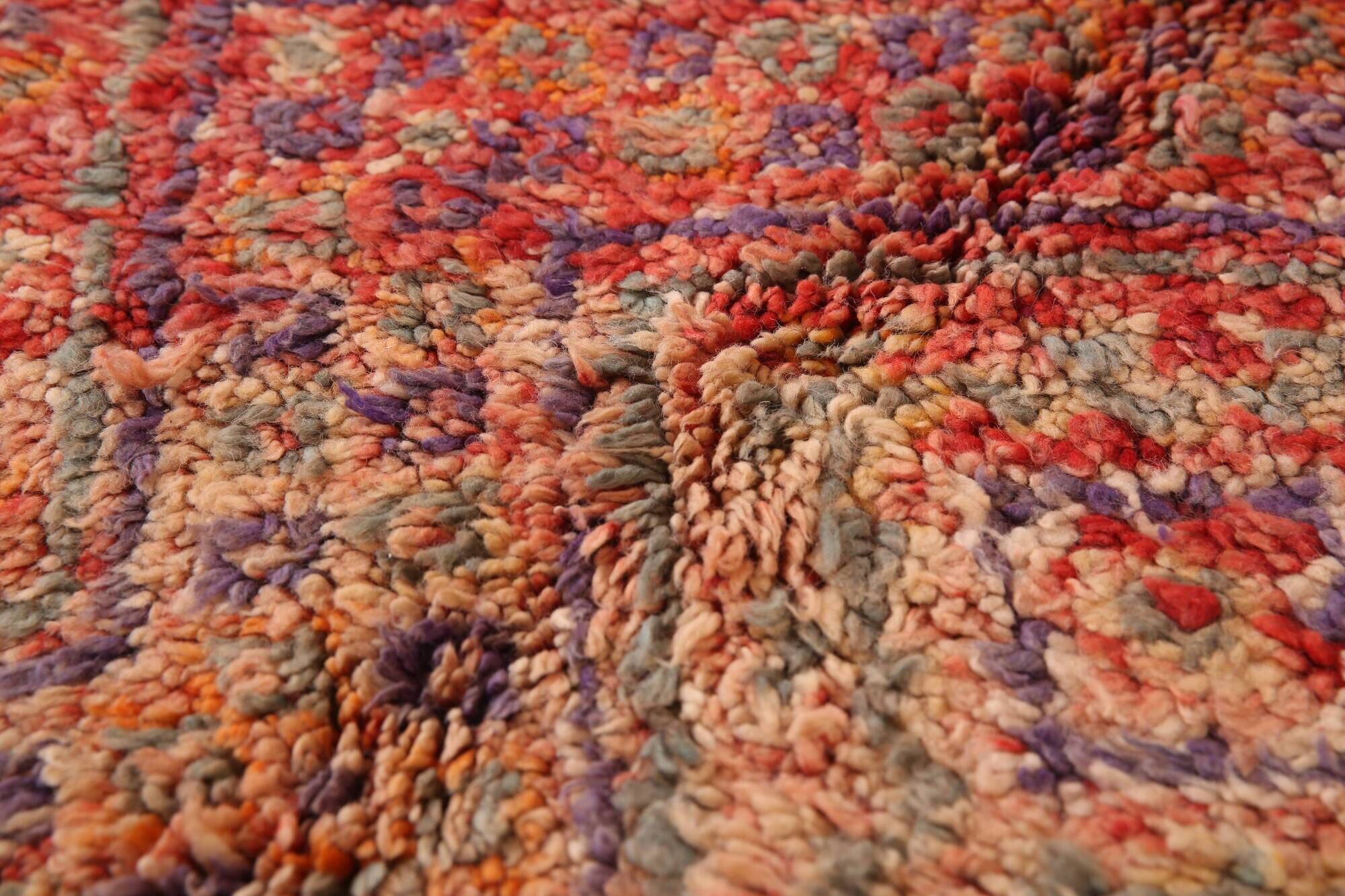 Vintage Moroccan Wool Rug 184 x 285 cm, Handmade Berber Rug, Old Rug Boho