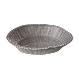 Silver metal tablebread basket