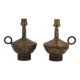 Pair of metal lamps by Max Bré, 1950s