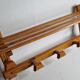 Wooden coat rack, 5 hooks, 74 cm