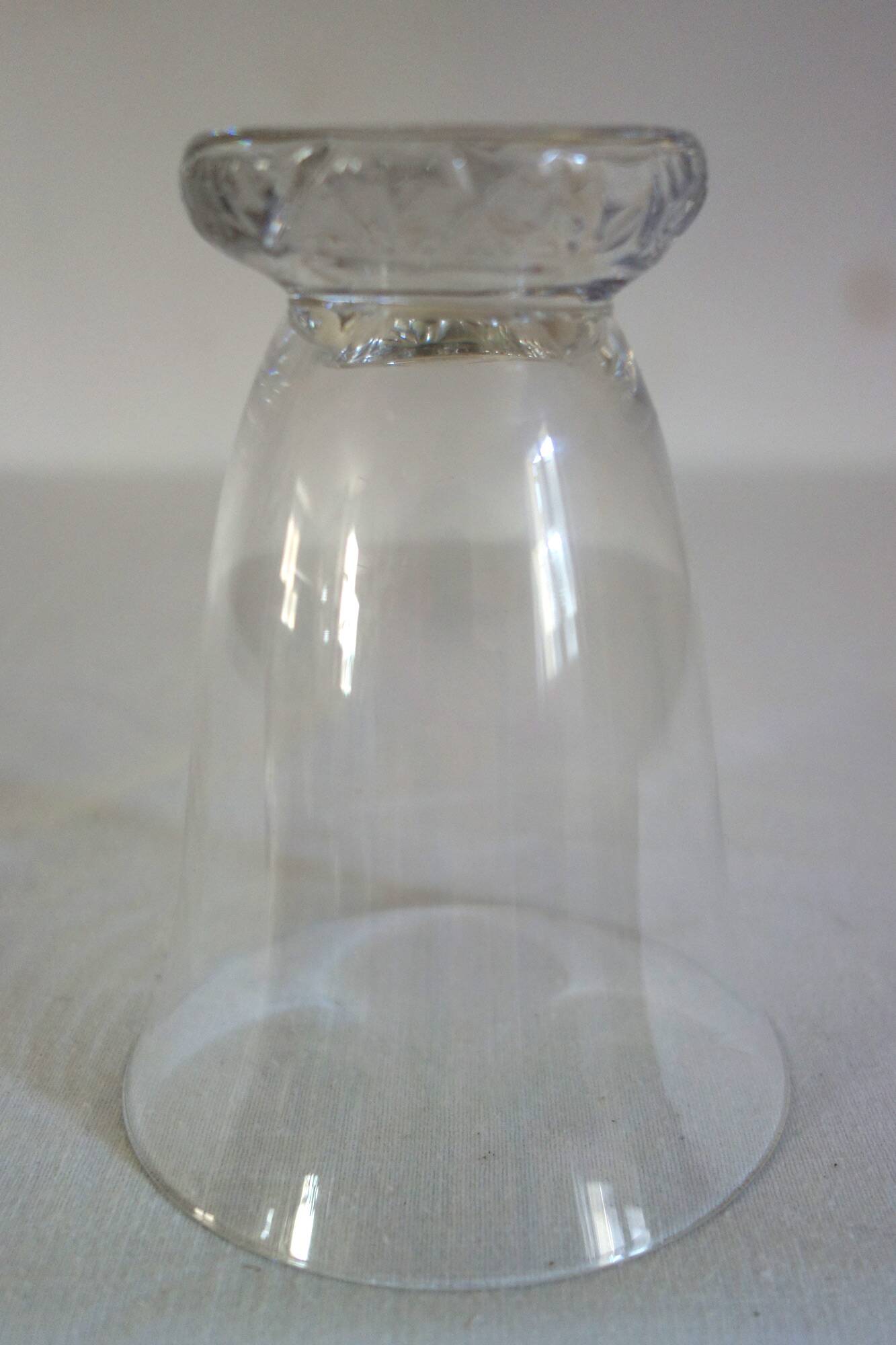6 verres à eau Daum modèle Kim milieu XXème
