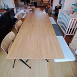 Hay - Pyramid table and bench + 3 Result chairs