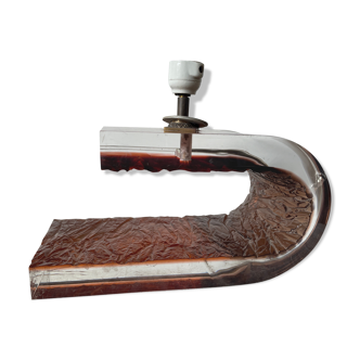 Pied de lampe années 70