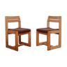 Pair of chairs sleigh Maison Regain