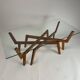 Mid-Century Modern Sculptural Wooden Coffee Table, Italy, 1950s