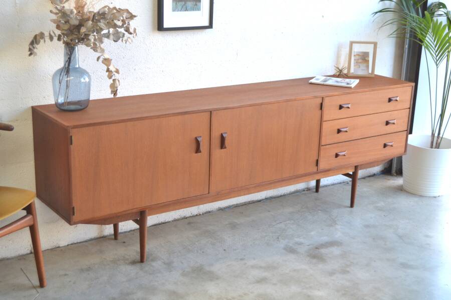 Enfilade danoise en teck * 225 cm