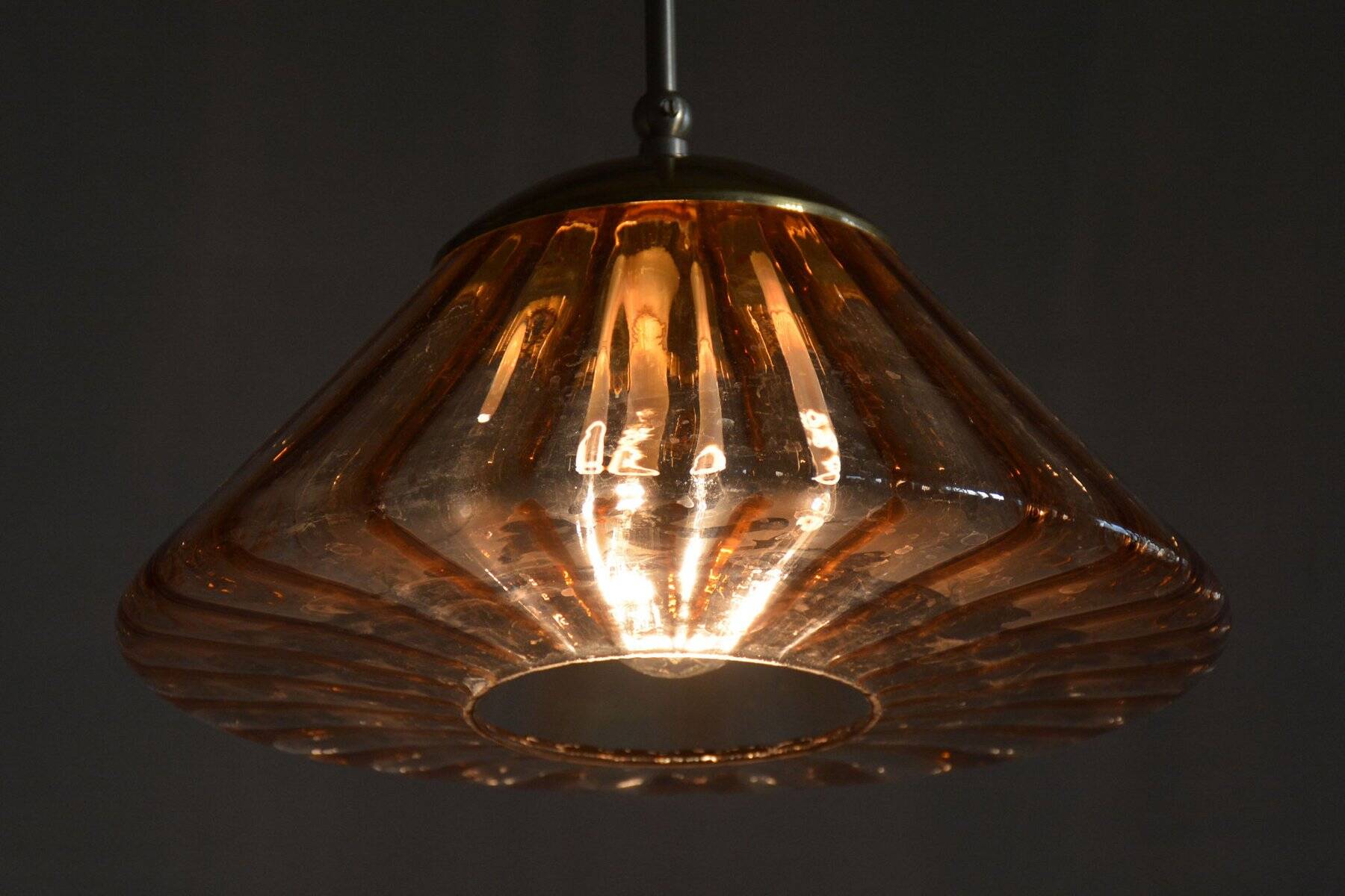 Mid-Century Modern Pendant Light by Kamenický Šenov, Czech, 1960s