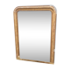 Louis Philippe mirror in solid wood and gilded stucco 19th century 125x80cm