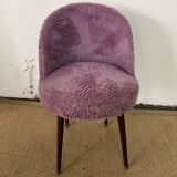 Chaise moumoute Lilas vintage