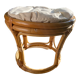 Tabouret en bambou années 50
