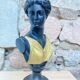 Black and gold Artemis bust