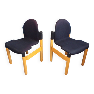 Paire de chaises Thonet Flex 2000 par Gerd Lange