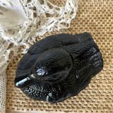 Duck box in black opaline