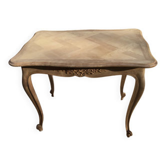 Petite table appoint merisier style Louis XV