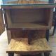 Pair of bedside years 40 art deco