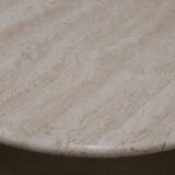Table basse en travertin, 1980
