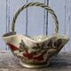Basket trinket bowl Keller and Guerin Lunéville art nouveau