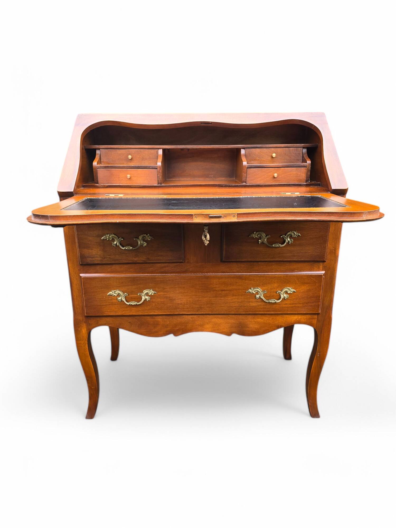 Antique secretary in solid walnut