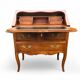 Antique secretary in solid walnut