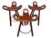 Brutalist Bar Stools, Marbella by Sergio Rodrigues, Spain, 1