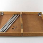 Table de camping en contreplaqué des années 60