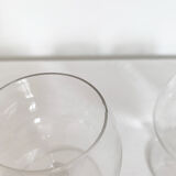 3 cognac glasses