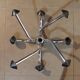 70's chrome parrot coat rack
