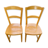 Pair of Baumann bistro chairs